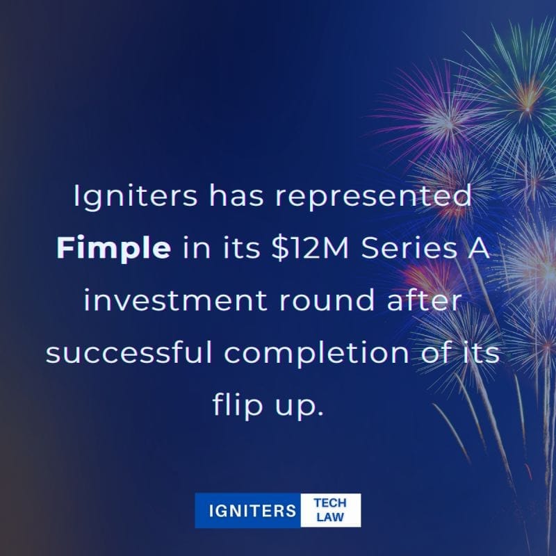 Fimple - Series A Investment Round | News | Igniters Tech Law